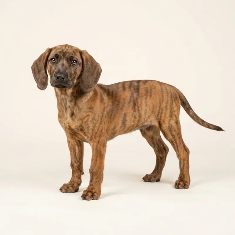 巴伐利亚山地猎犬 Welpe in 虎斑色