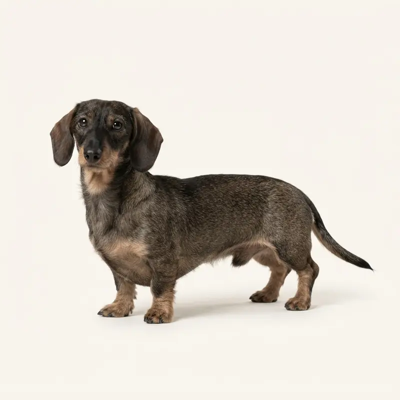 野猪色的成年迷你腊肠犬