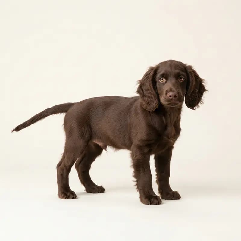 博伊金猎犬 Welpe in 巧克力色