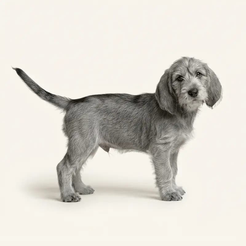 Büyük Basset Griffon Vendeen Welpe in Grizzle