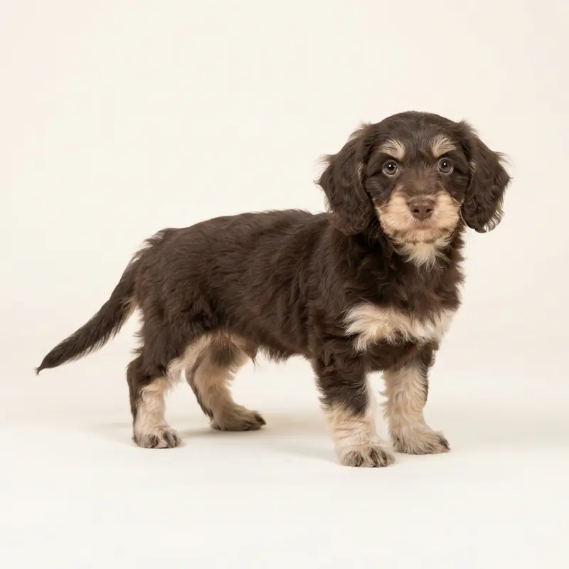 Doxiepoo puppy in 双色