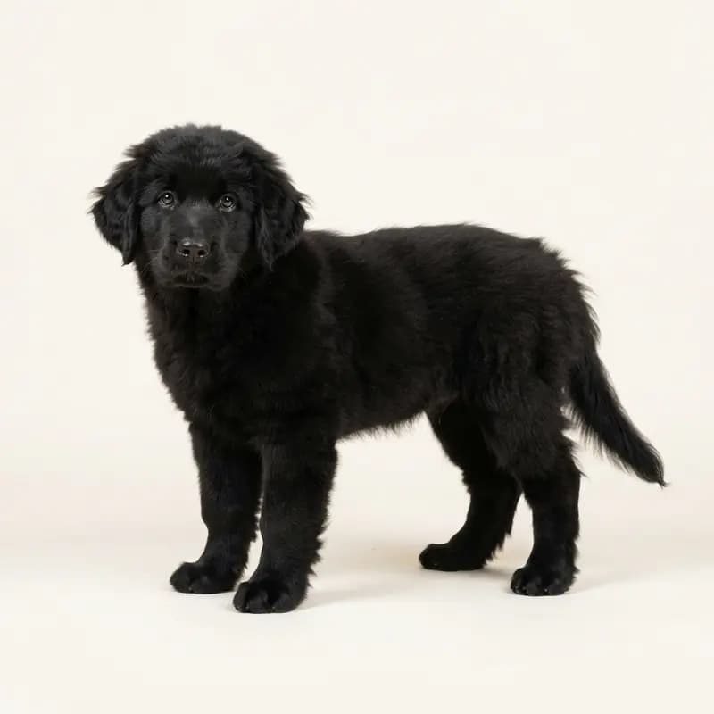 Tibetansk Mastiff Welpe in Sort