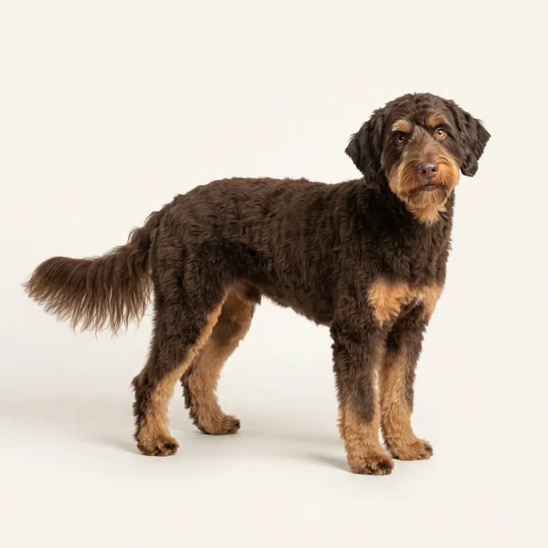 Aussiedoodle adulto en Bicolor