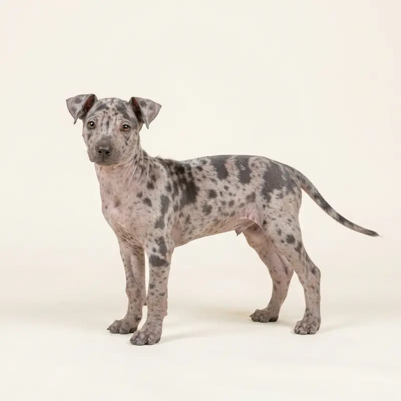 无毛墨西哥无毛犬 Welpe in 大理石色（Merle）