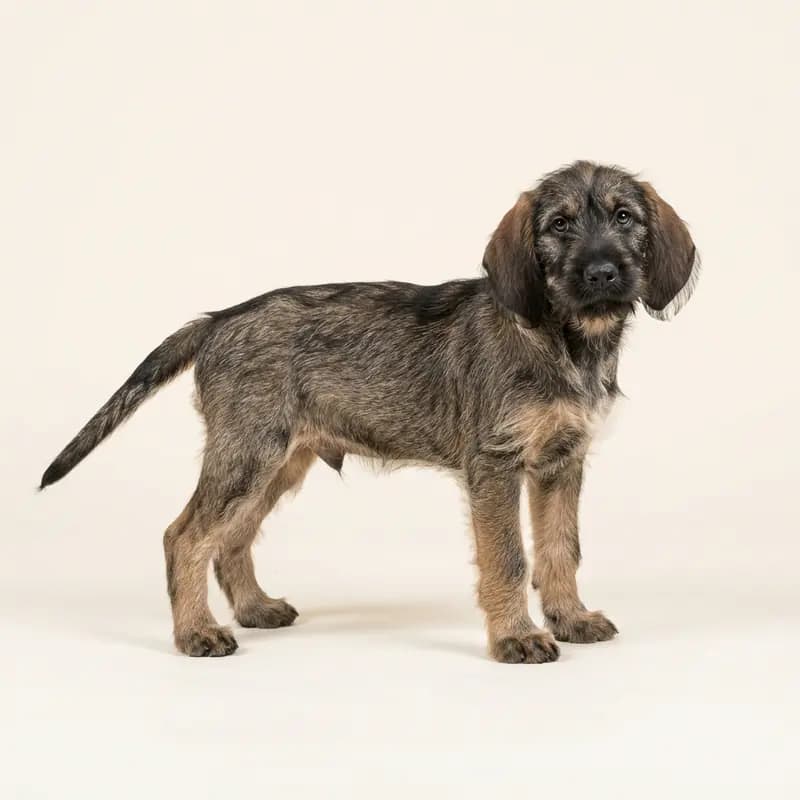 尼韦尔奈格里芬犬 Welpe in 野猪色