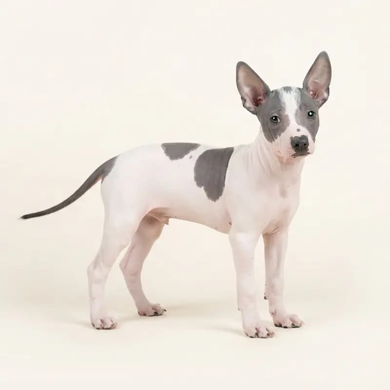 无毛墨西哥无毛犬 Welpe in 花斑色