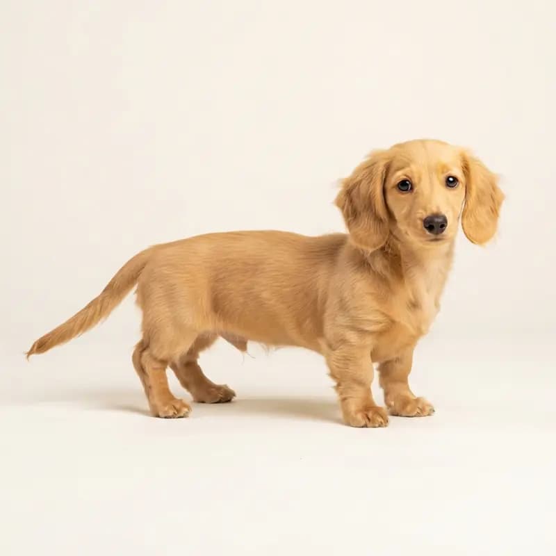 迷你腊肠犬 Welpe in 黄色
