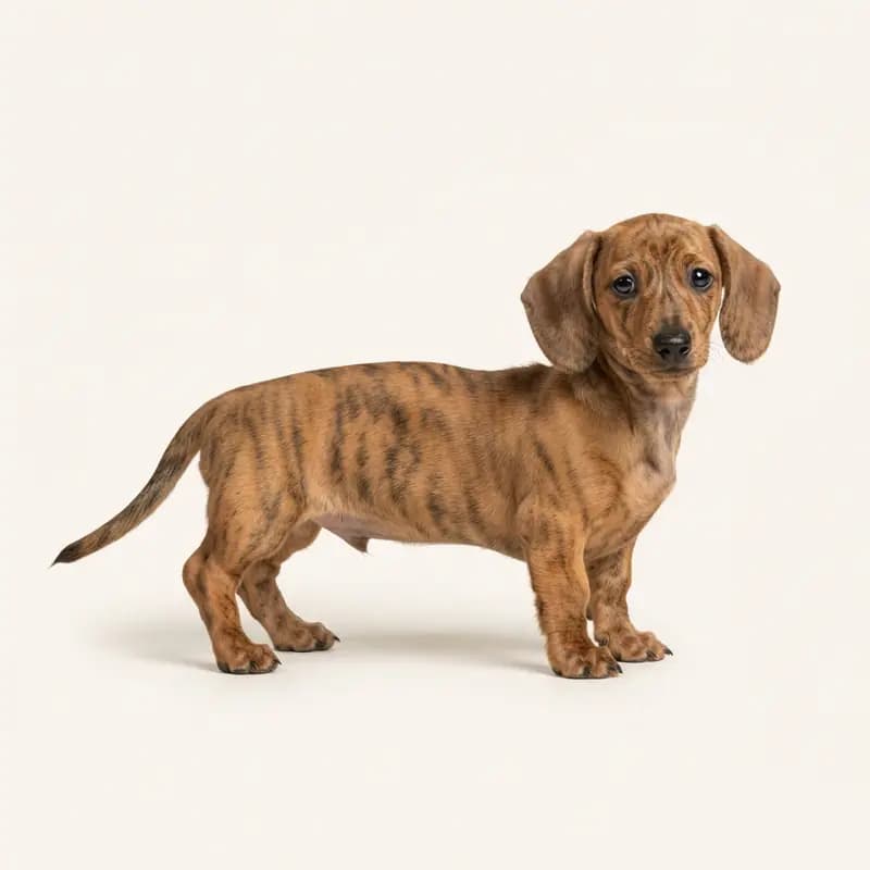 腊肠犬（短毛） Welpe in 虎斑色