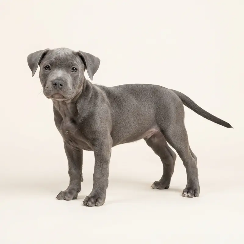 Pocket Bully puppy in 蓝色