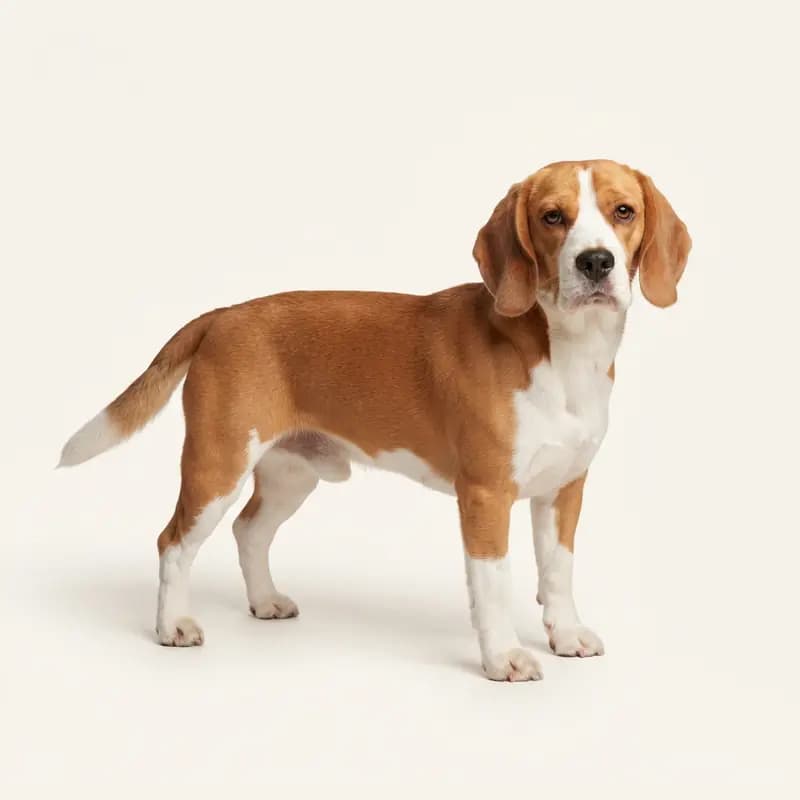 Beagle adulte en Rouge et blanc