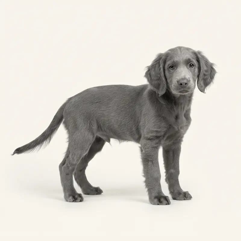 Spaniel azul de Picardía Welpe in Azul