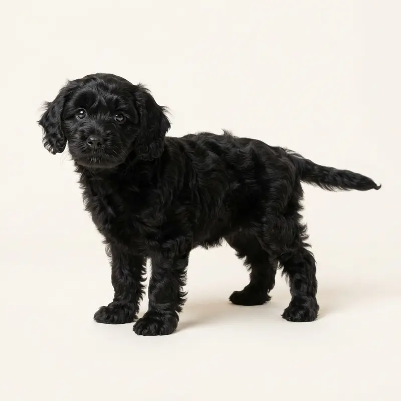 卡瓦普 puppy in 黑色