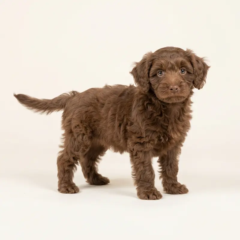 Jackapoo puppy in 棕色
