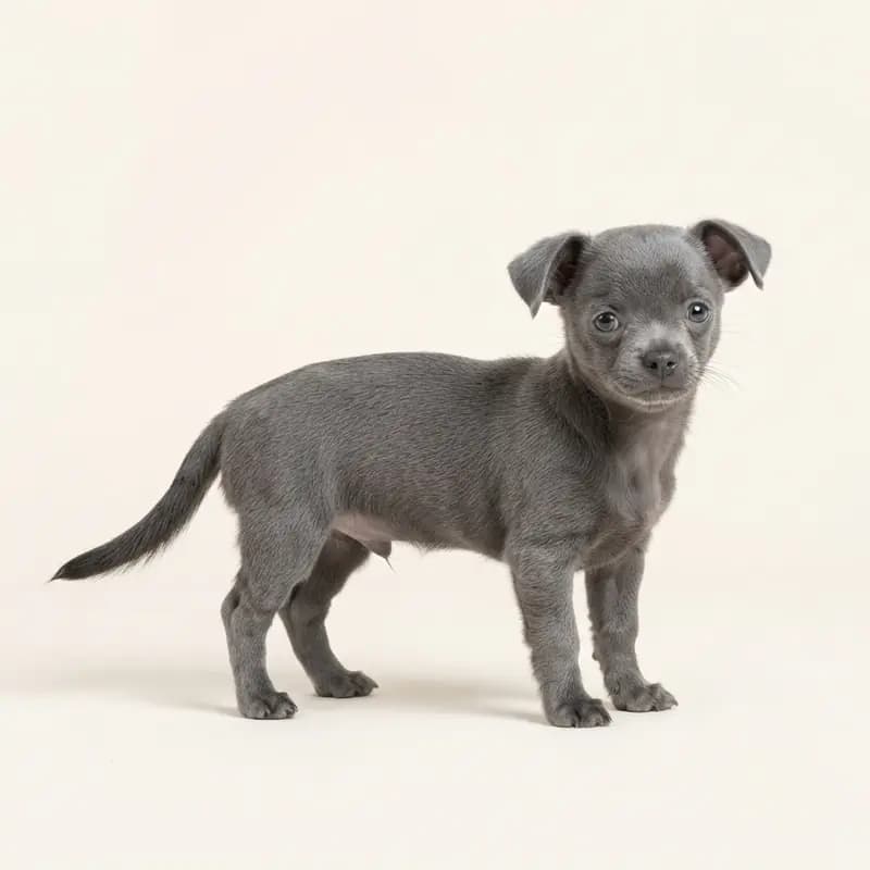 Chihuahua Welpe in Azul