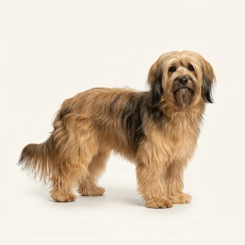 Terrier tibetano adulto en Sable