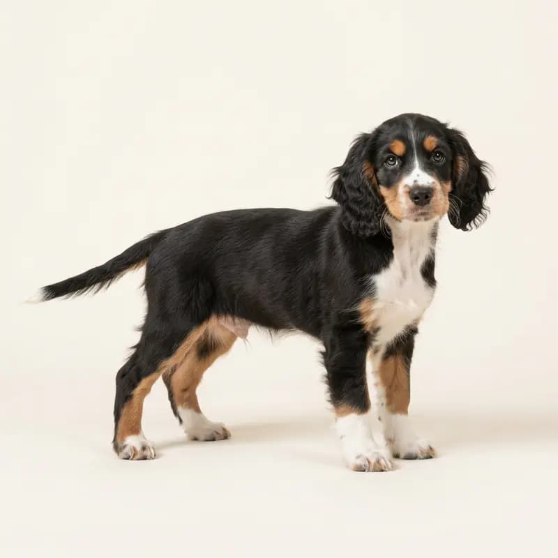英国史宾格犬 Welpe in 三色