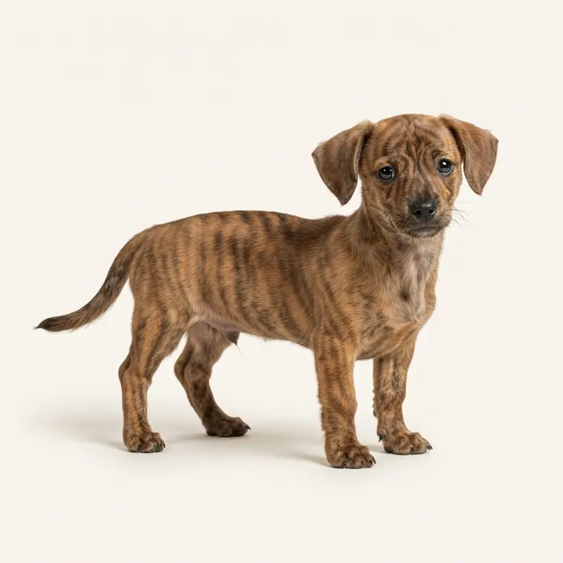 Chiweenie puppy in 虎斑色