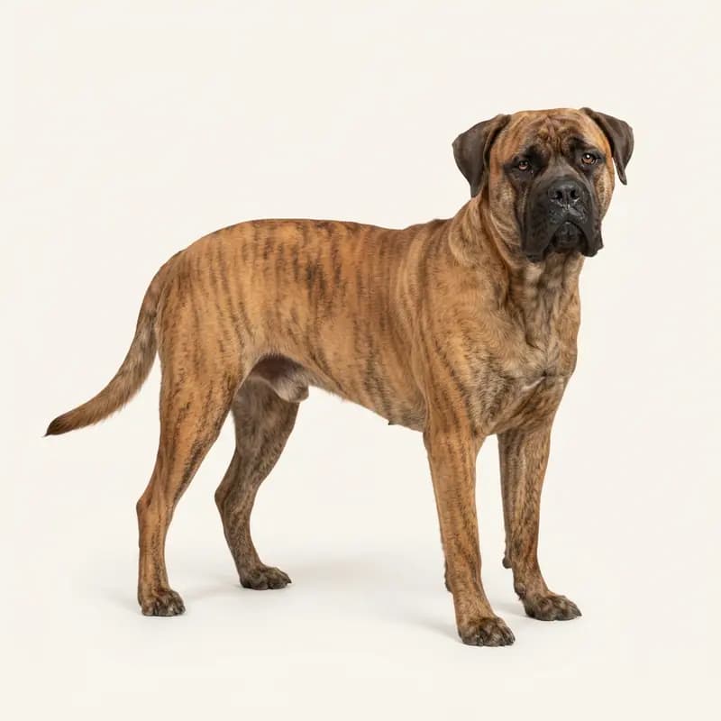 Adult Bullmastiff in Brindle