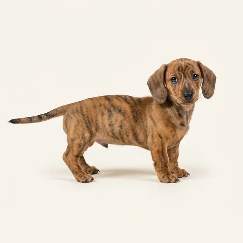 迷你腊肠犬（短毛） Welpe in 虎斑色