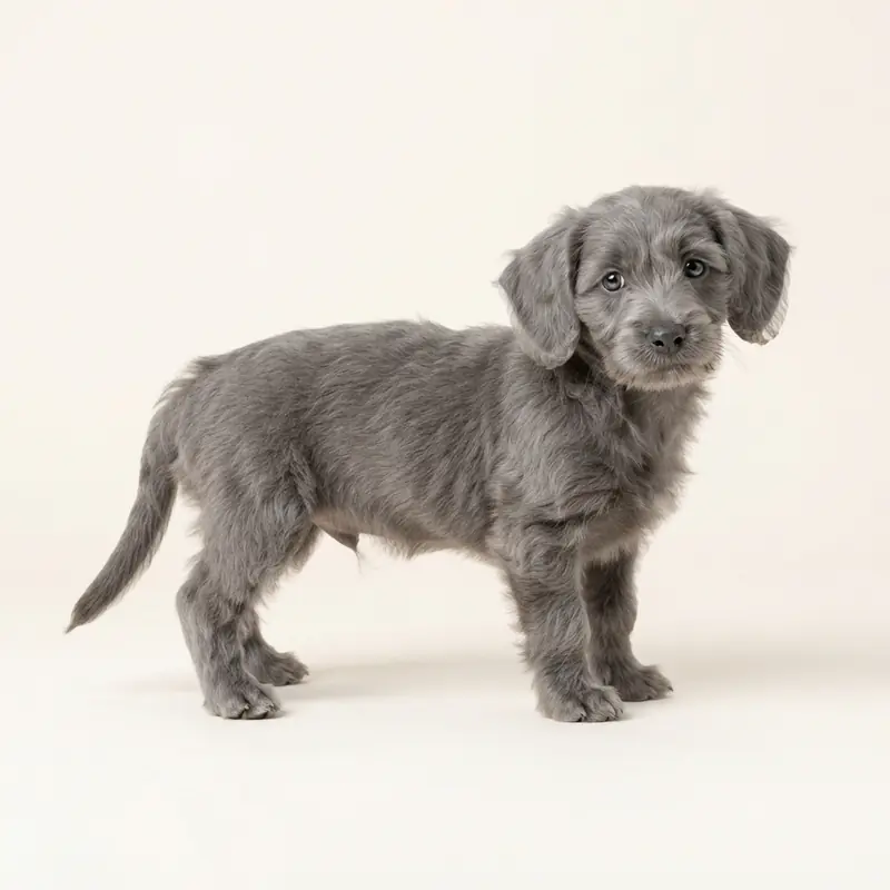 Doxiepoo puppy in 灰色