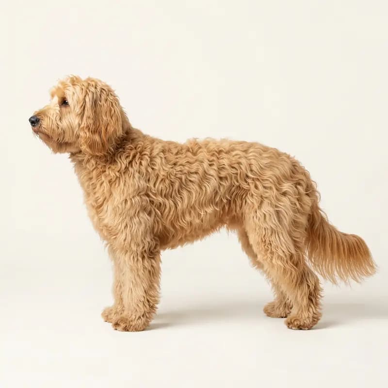 Labradoodle con Pelo lungo