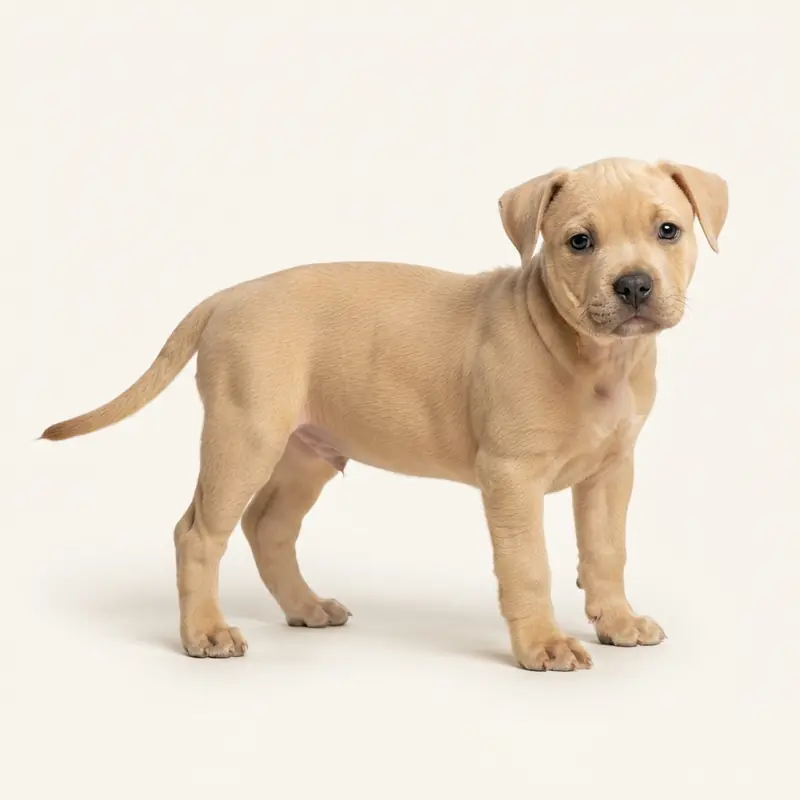 Pocket Bully puppy in 浅黄褐色