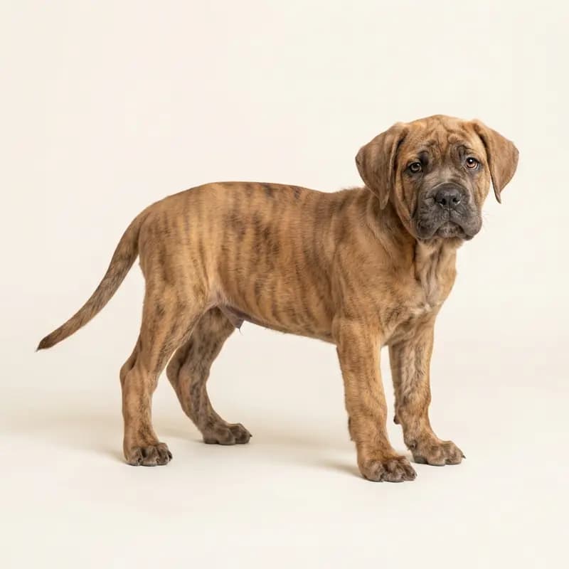 那不勒斯獒犬 Welpe in 虎斑色