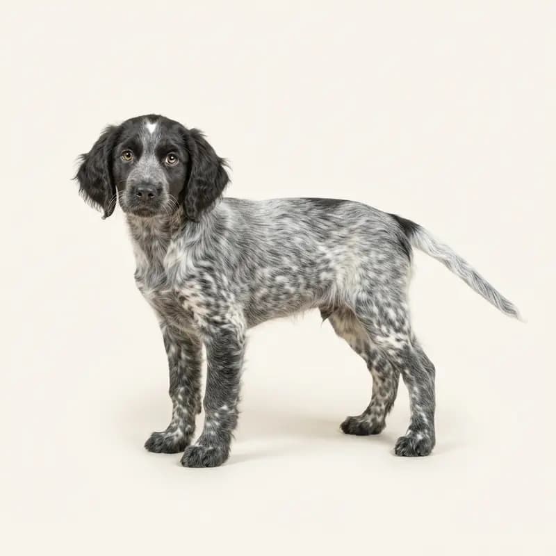 Spaniel azul de Picardía Welpe in Ruano
