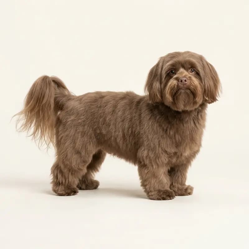 Lhasa Apso ausgewachsen, Braun