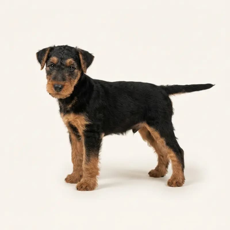 Welsh Terrier Welpe in Siyah-tan