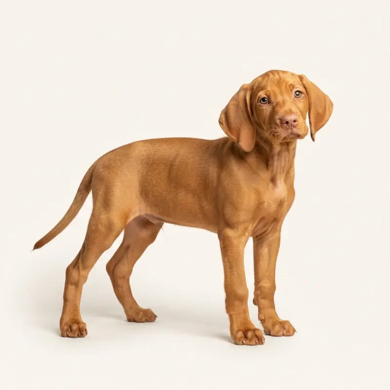 匈牙利维兹拉犬 Welpe in 金色