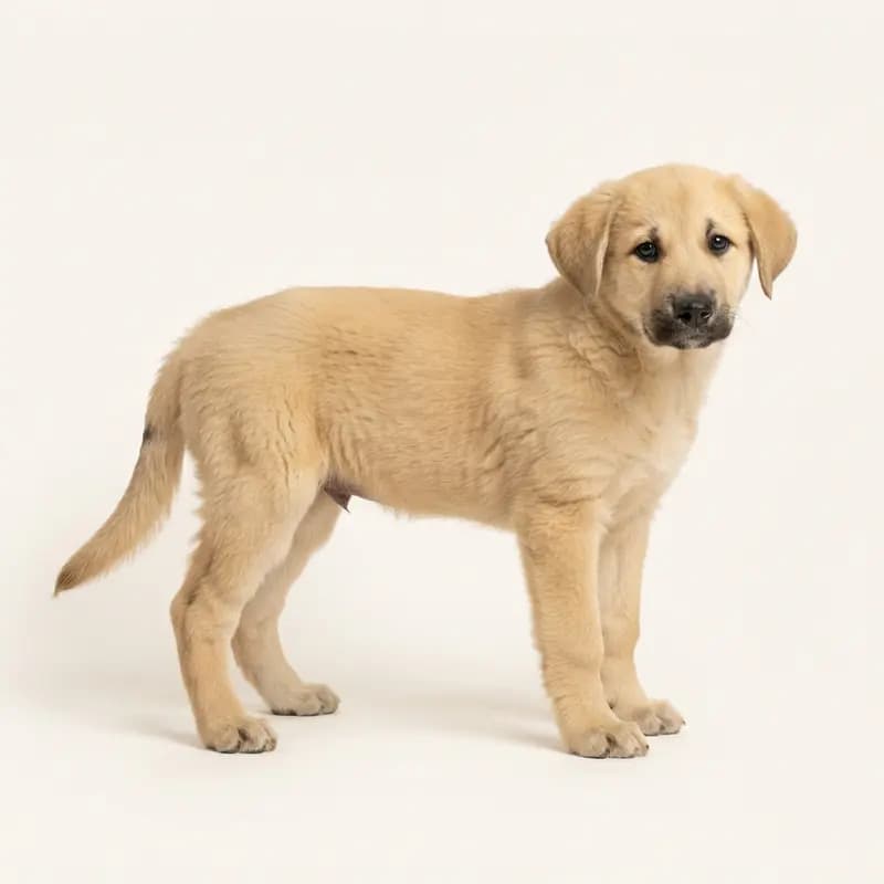 Transmontano Shepherd Dog (Cão de Gado Transmontano) puppy in Fawn