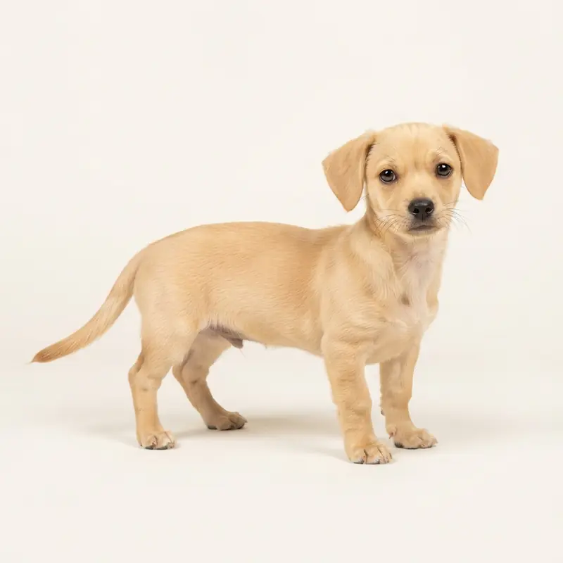 Chiweenie puppy in 浅黄褐色