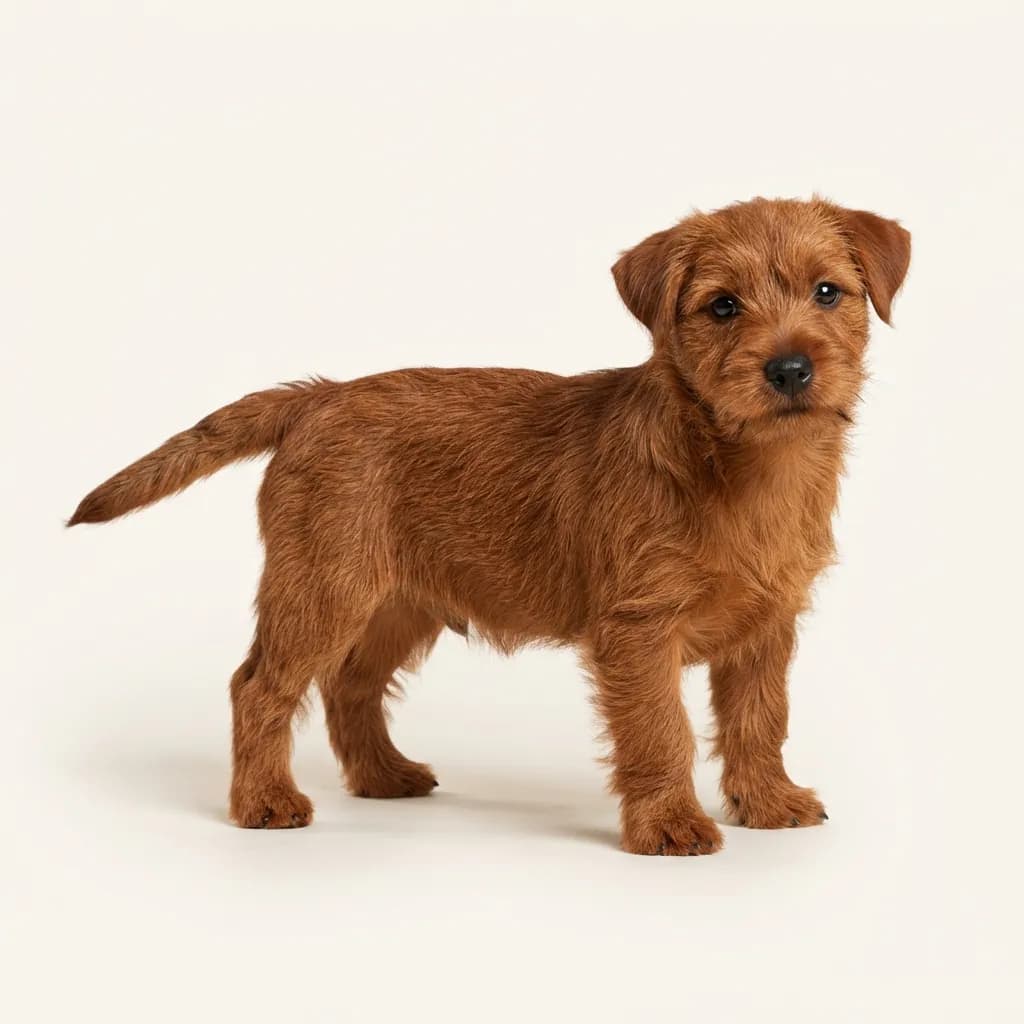 Norfolk Terrier in Rot — Fellfarbe und Aussehen