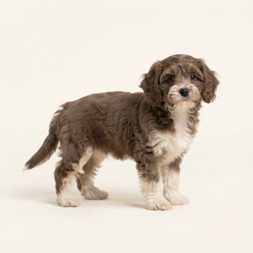 Cavachon in Zweifarbig — Fellfarbe und Aussehen