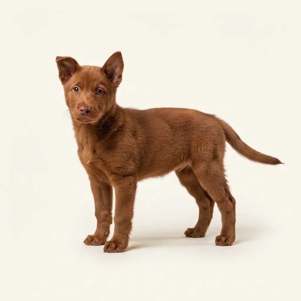 Canaan Dog in Rot — Fellfarbe und Aussehen
