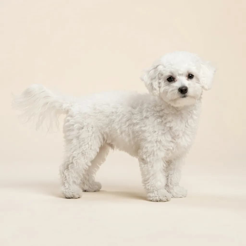 White Bichon Frise — coat colour and appearance