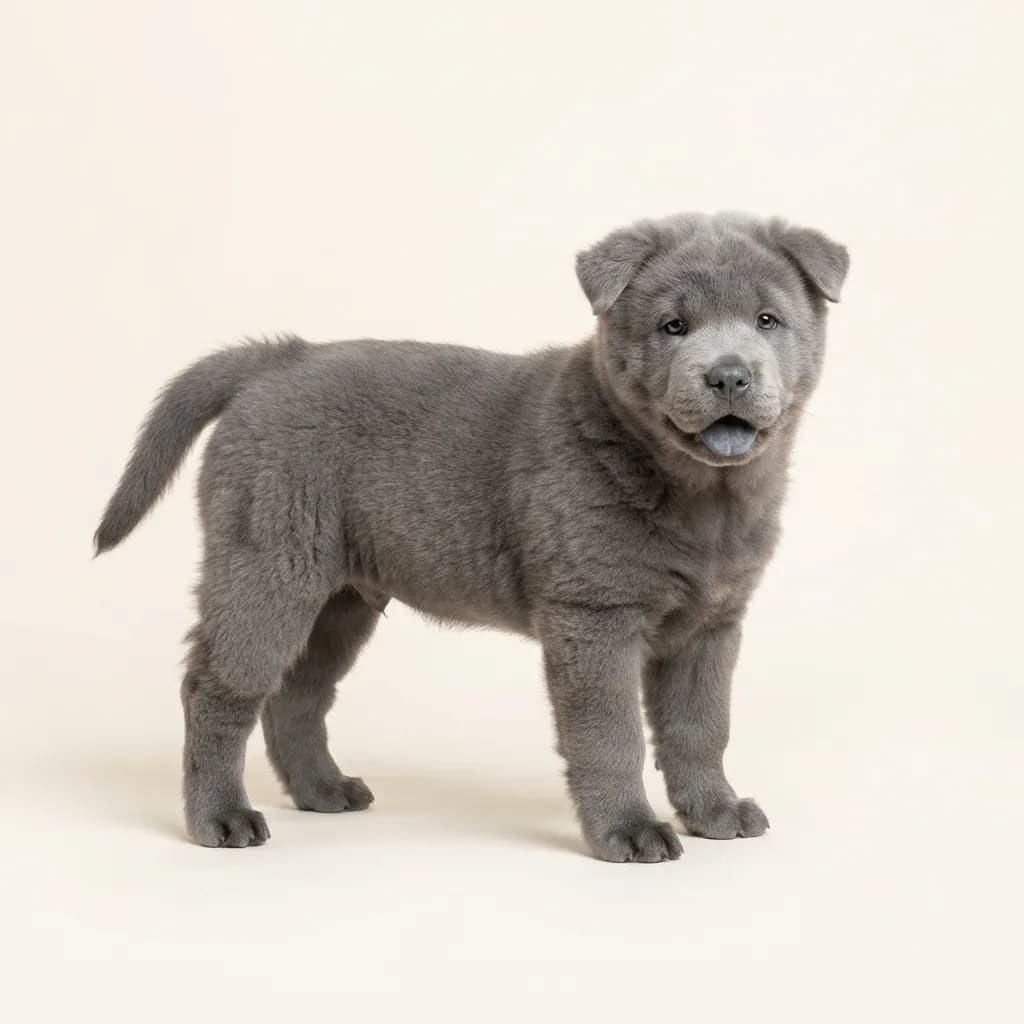 Chow Chow in Blau — Fellfarbe und Aussehen