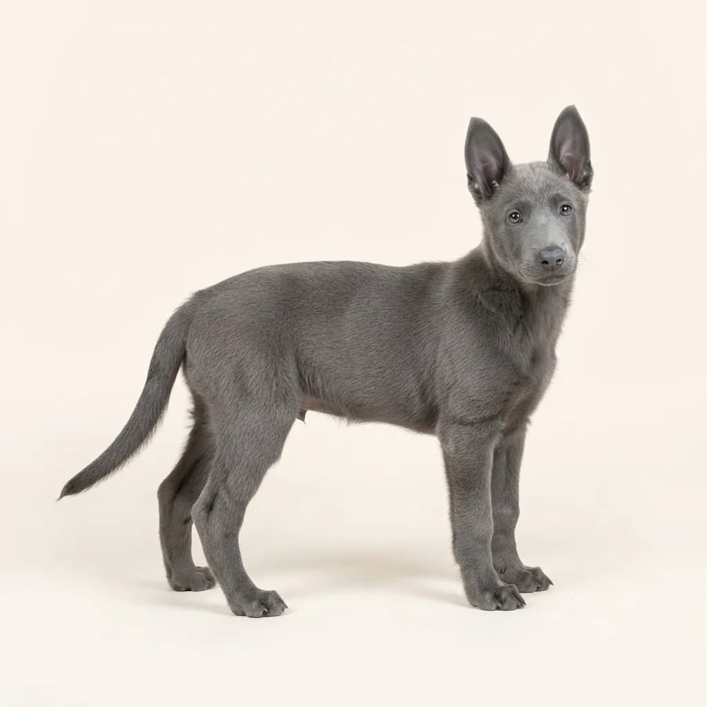 Malinois in Blau — Fellfarbe und Aussehen