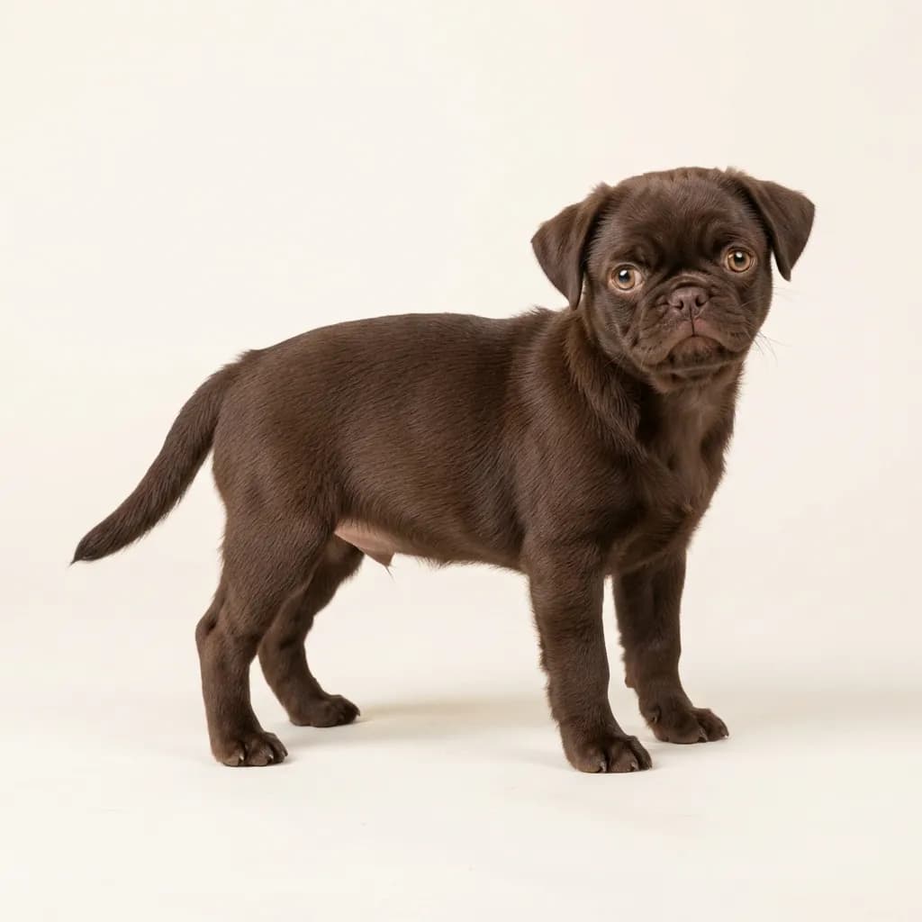 Chocolate Pug — coat colour and appearance