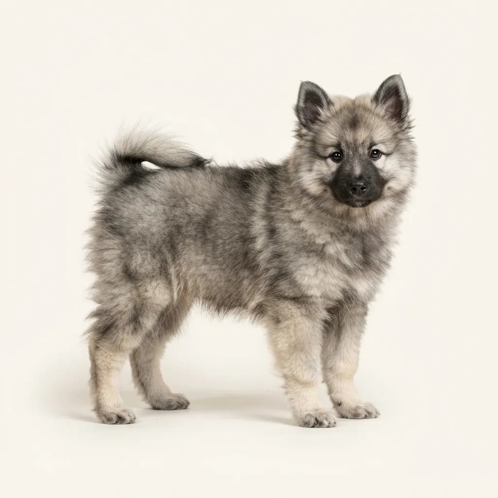 Wolfsspitz in Wolfsgrau — Fellfarbe und Aussehen