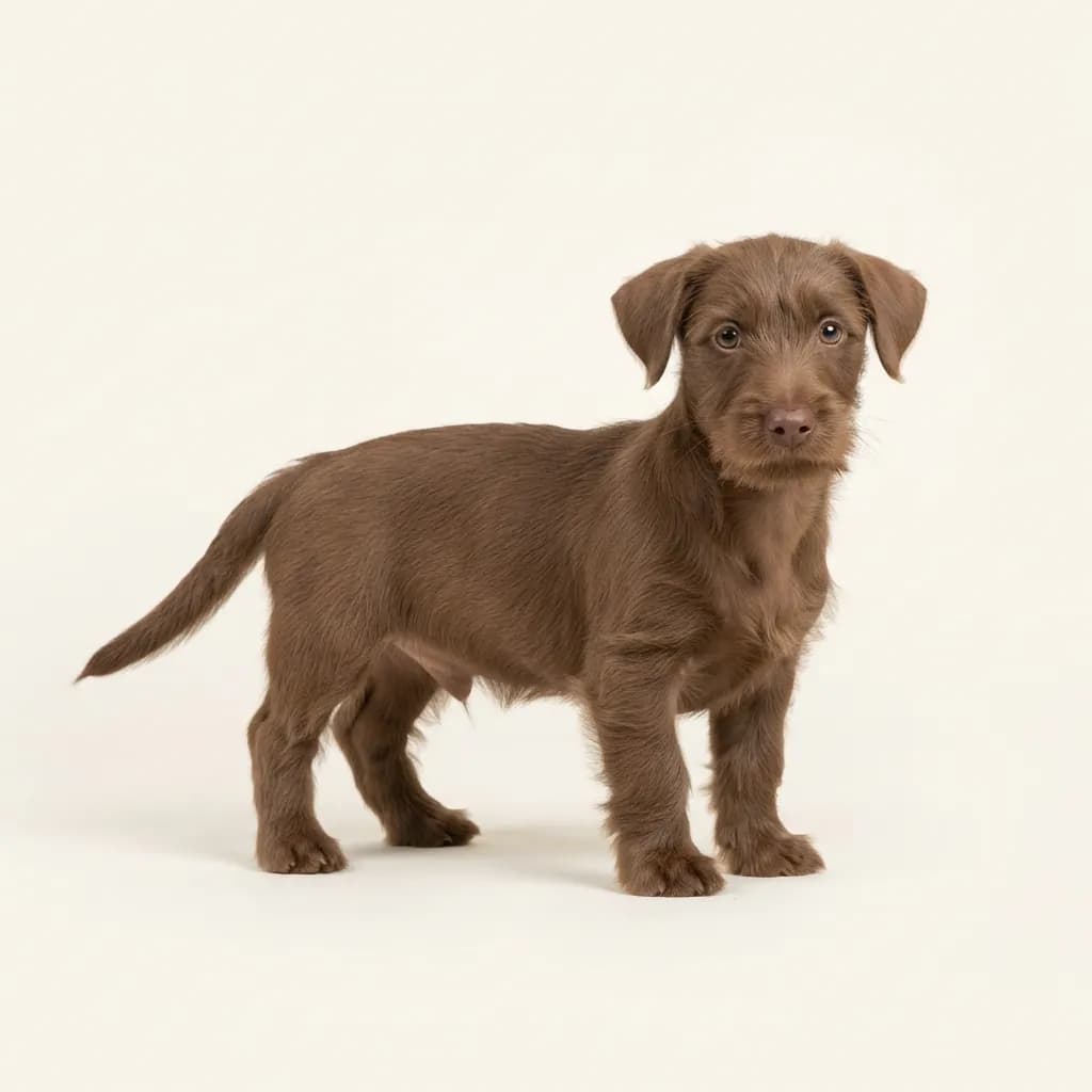 Cesky Terrier in Braun — Fellfarbe und Aussehen