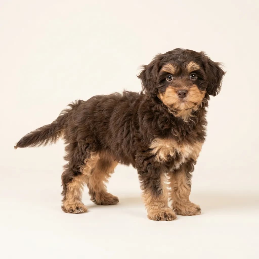 Pomapoo in Zweifarbig — Fellfarbe und Aussehen