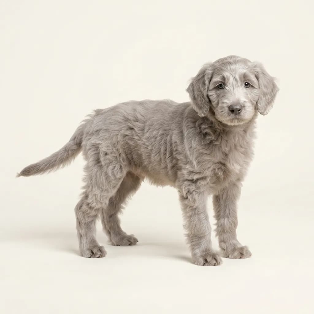 Silver Australian Labradoodle — coat colour and appearance