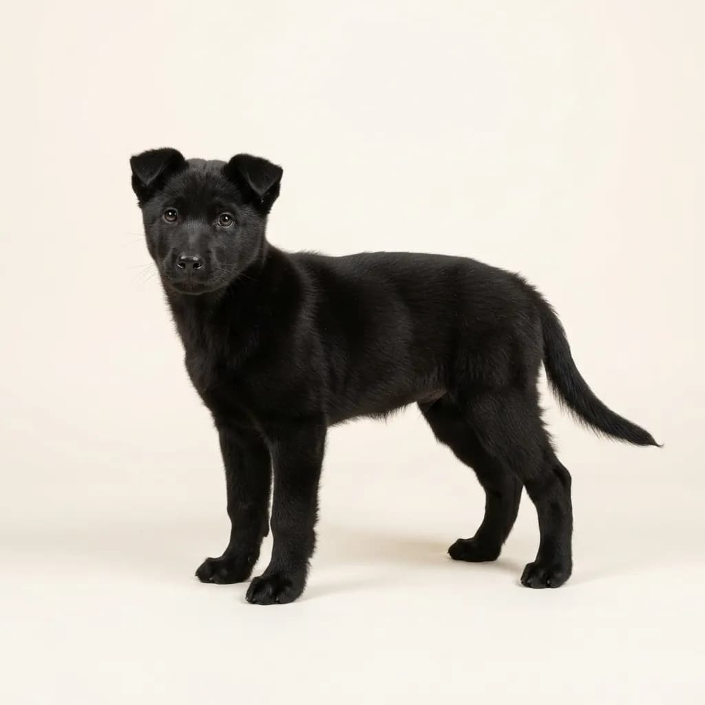 Black Kintamani-Bali Dog — coat colour and appearance