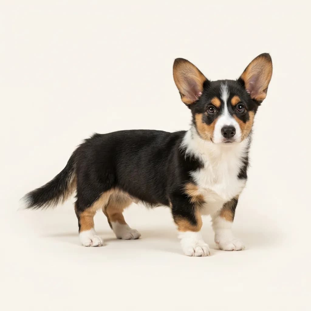 Welsh Corgi Cardigan in Dreifarbig (Tricolor) — Fellfarbe und Aussehen