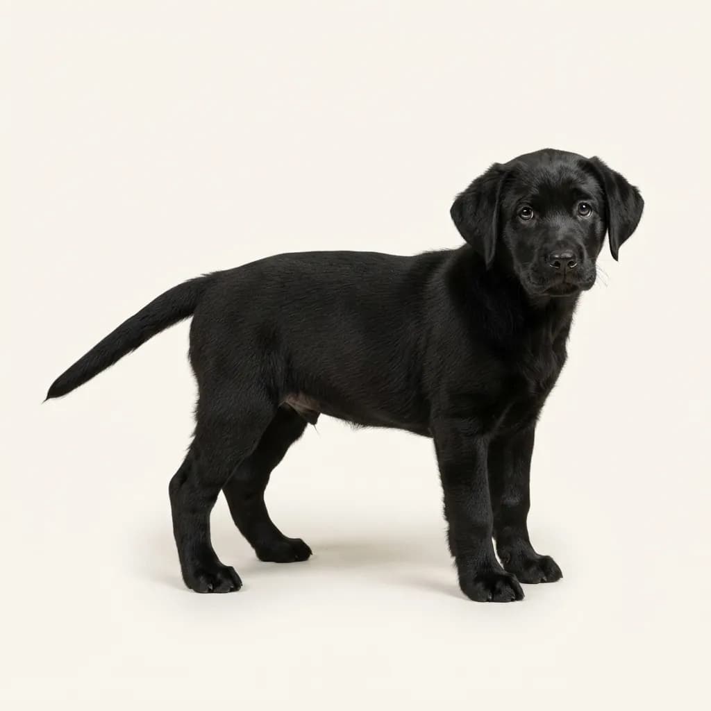Black Labrador Retriever — coat colour and appearance