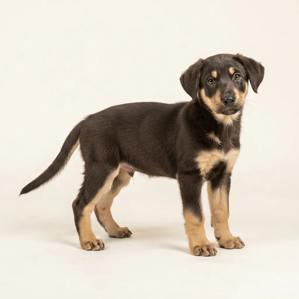 Bicolor Niemandsländer — coat colour and appearance