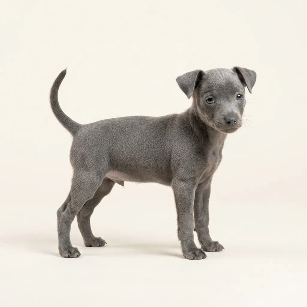 American Toy Terrier in Blau — Fellfarbe und Aussehen