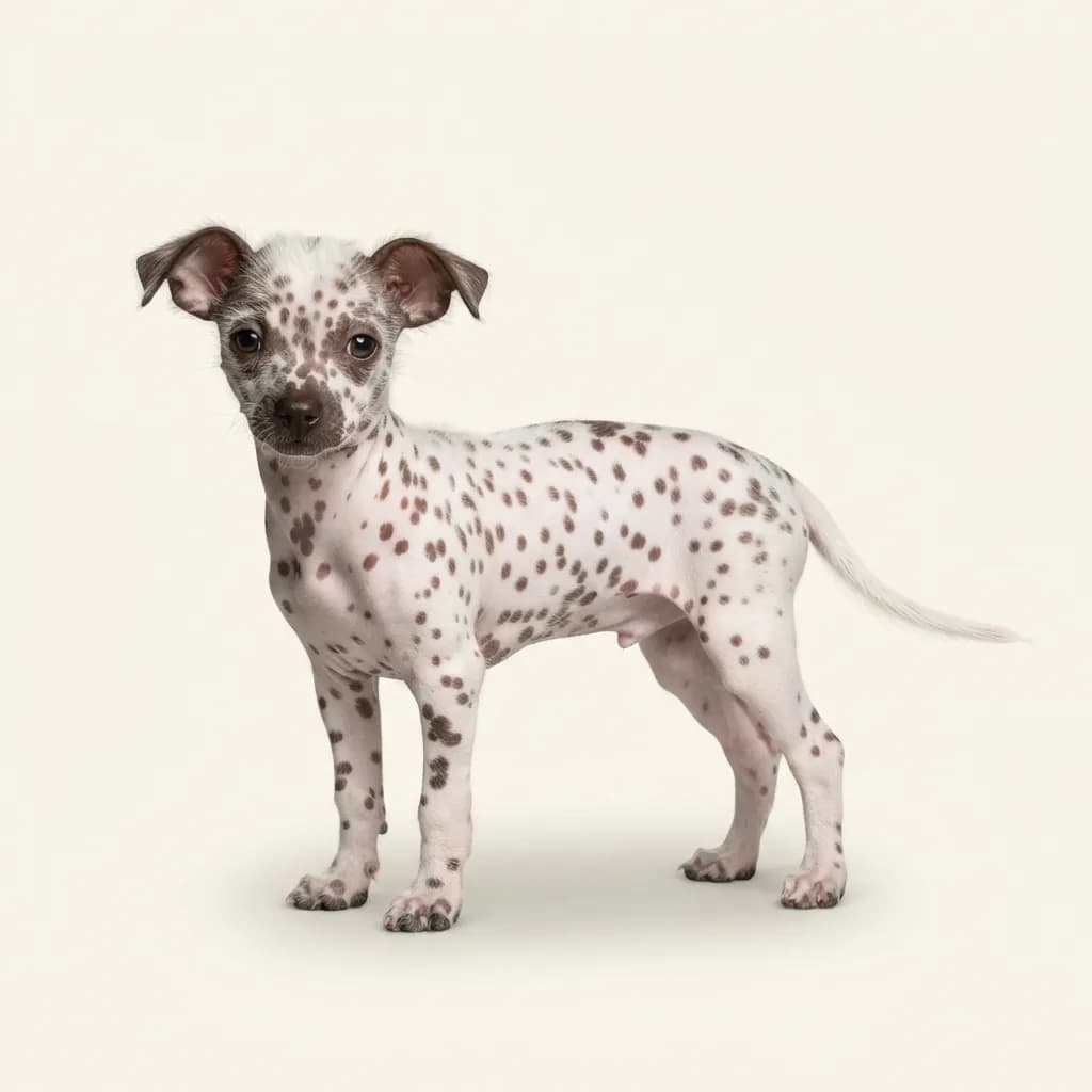 Spotted Hairless Chihuahua — coat colour and appearance